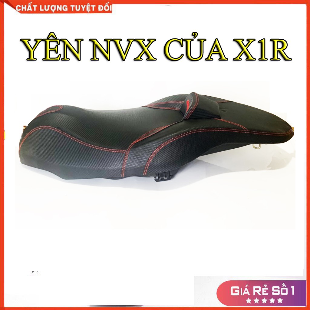 YÊN XE NVX CHÍNH HÃNG X1R  ( MÀU ĐEN KIỂU THÁI)