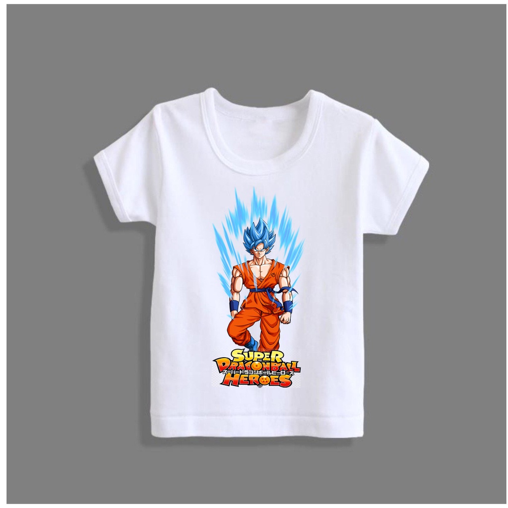 áo thun bé trai in hình goku dragon ball 7 viên ngọc rồng cotton co giản thoải mái