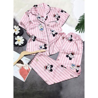 đồ bộ lụa satin pijama dài