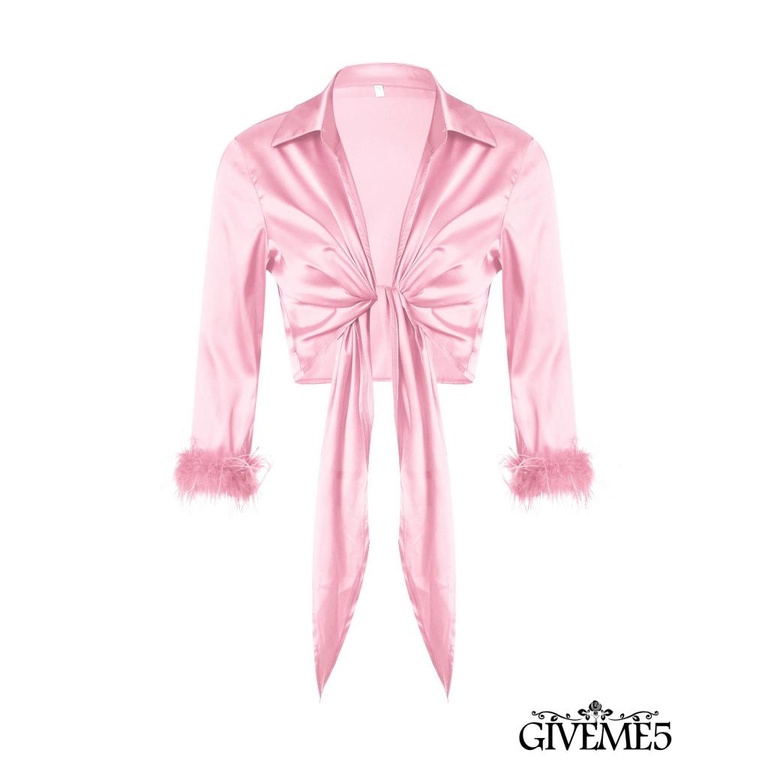 Áo Sơ Mi Nữ Tay 3/4 Cổ Bẻ Thời Trang