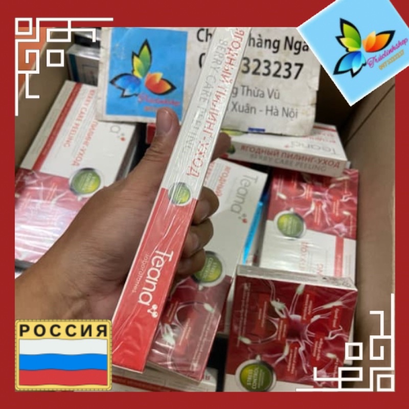 Serum teana peel tẩy da chết hoá học Berry care pelling với acid trái cây 10 ống 20ml