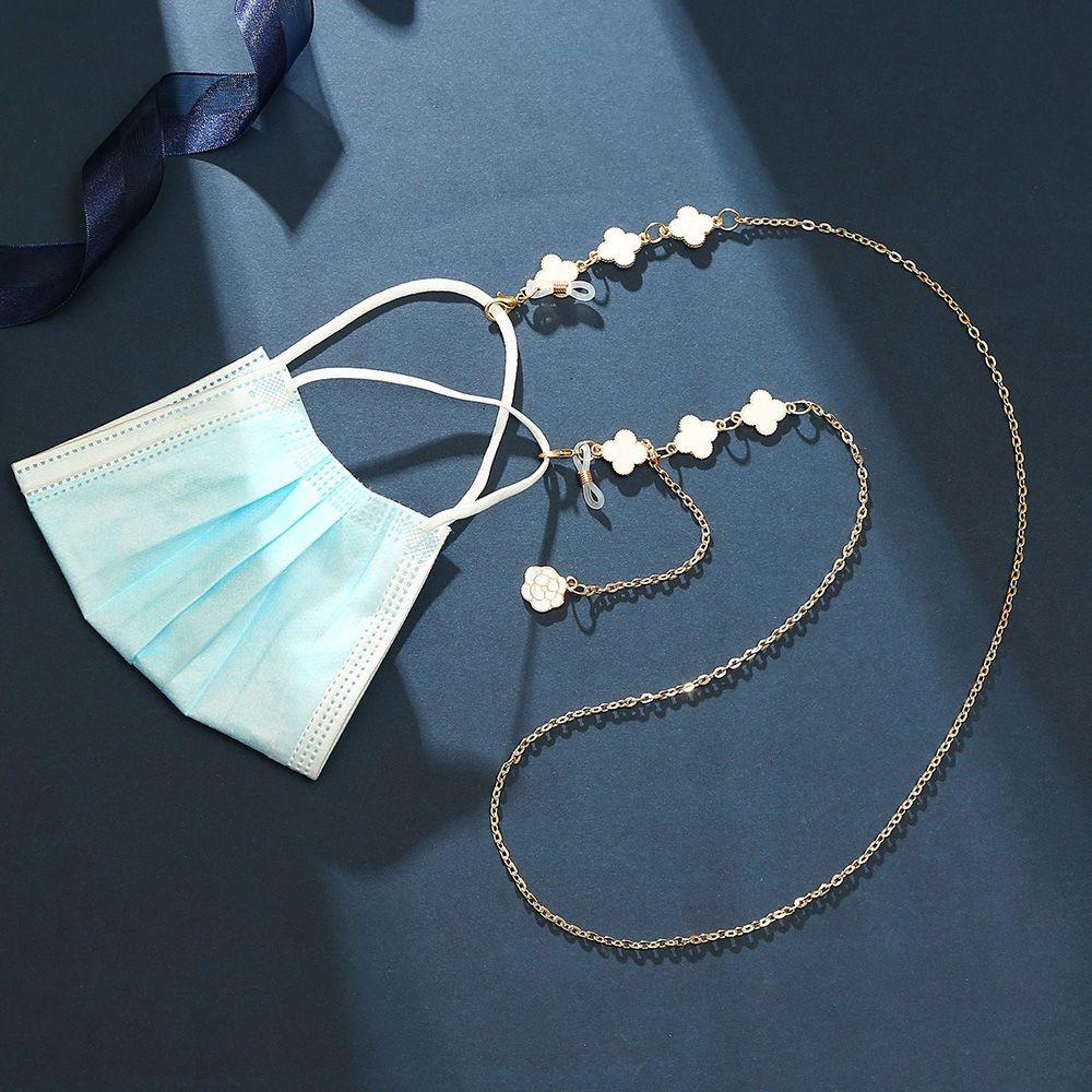 VANES1 Dây Đeo Mắt Kính Chống Thất Lạc Hình Cỏ Bốn Lá Phong Cách Retro