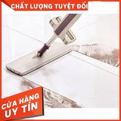 [Xả kho + free ship] Chổi lau nhà 360 gạt nước kèm thùng và bông lau.Bông lau có thể thay thế