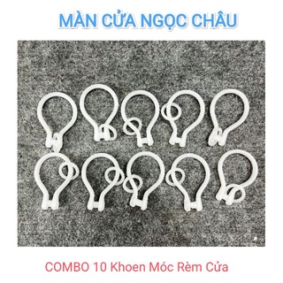Combo 10 cái Móc Treo Màn Cửa Bằng Nhựa