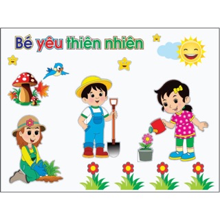 Bộ tranh góc mầm non