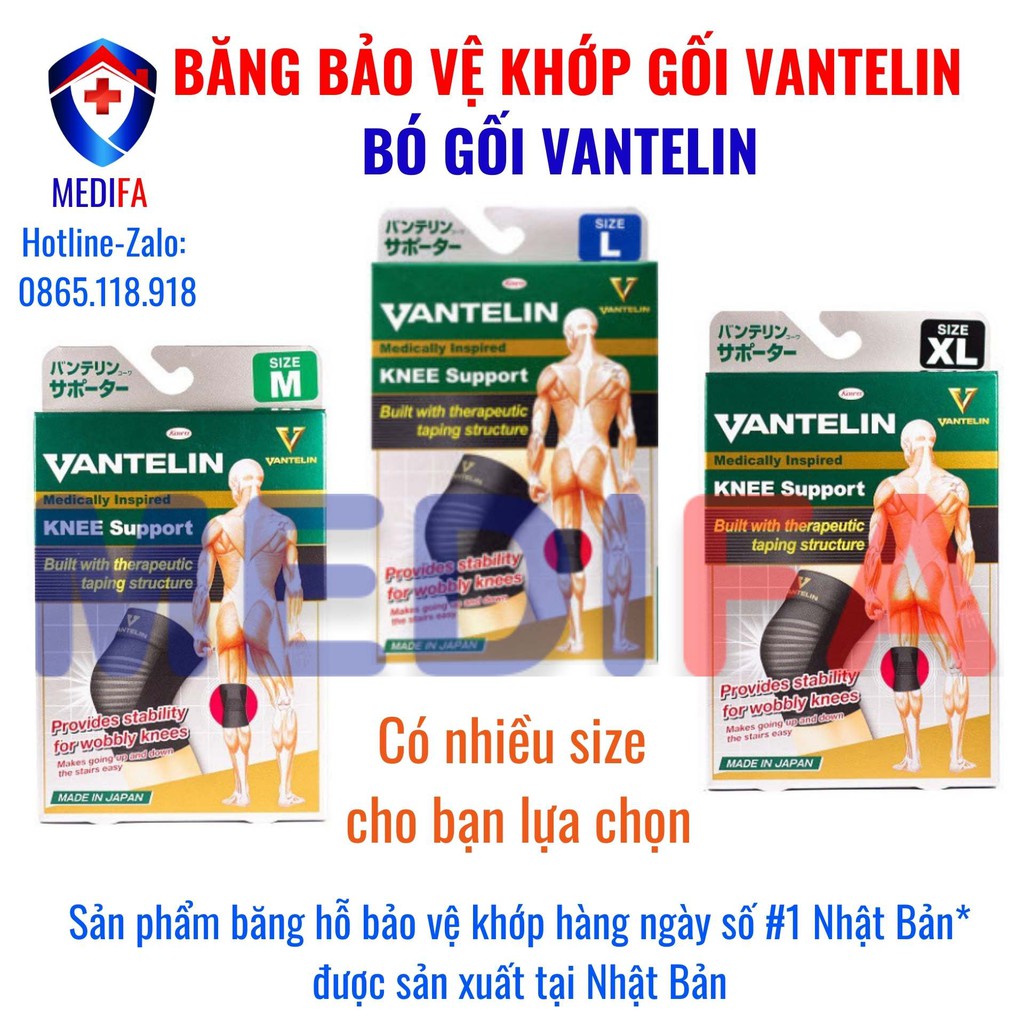 COMBO 02 Đai bảo vệ khớp gối được yêu thích nhất Nhật Bản  VANTELIN  Phù hợp cho người chạy bộ, leo núi, đạp xe