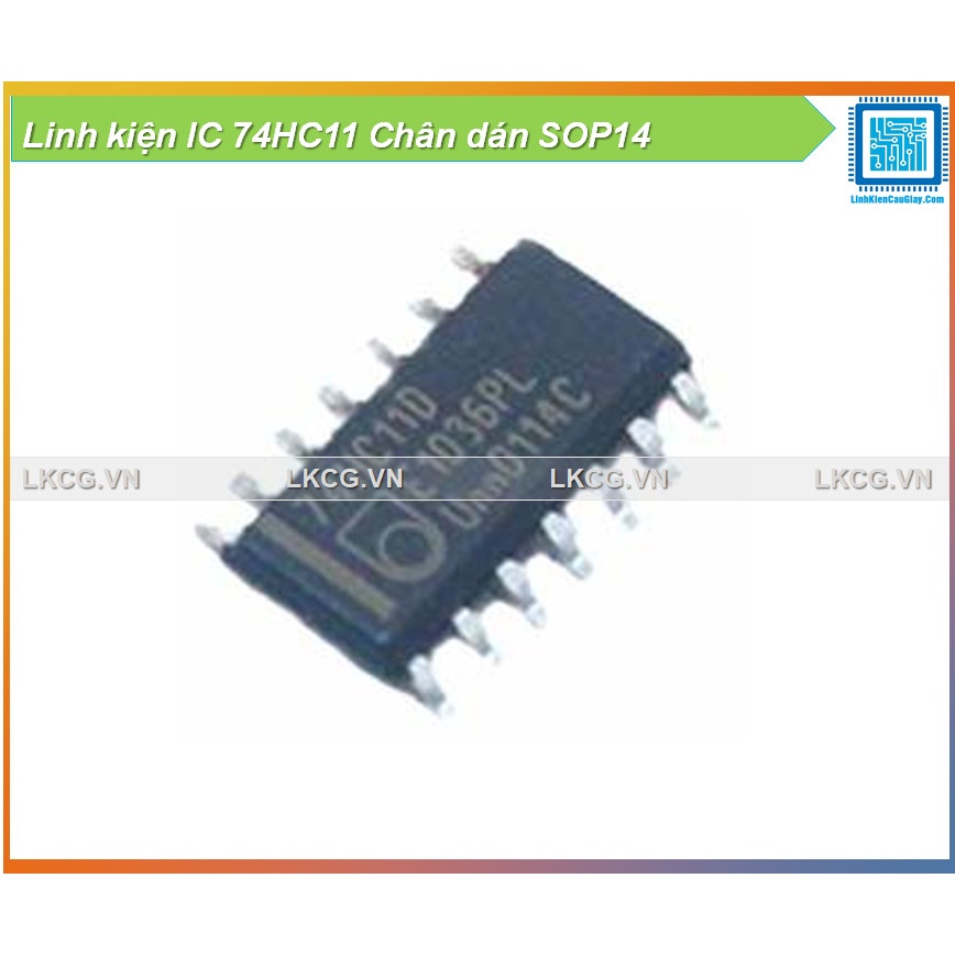 Linh kiện IC 74HC11 Chân dán SOP14