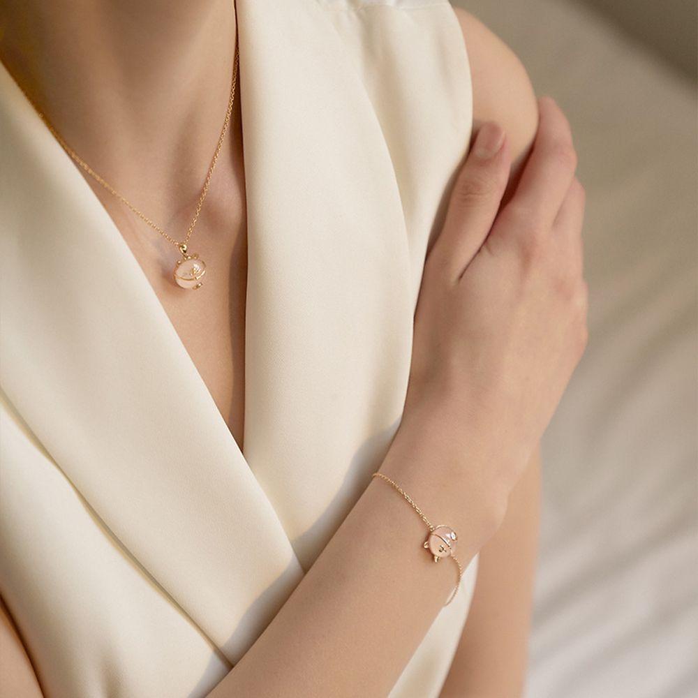 Vòng cổ May Mắn Phong Cách Hàn Quốc Thanh Lịch Cho Nữ|Trang Sức Cổ