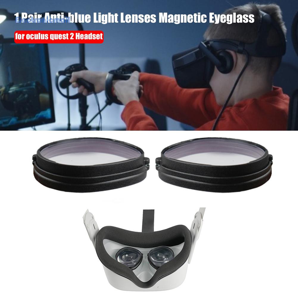 1 Cặp Khung Nam Châm Chống Ánh Sáng Xanh Cho Oculus Quest 2