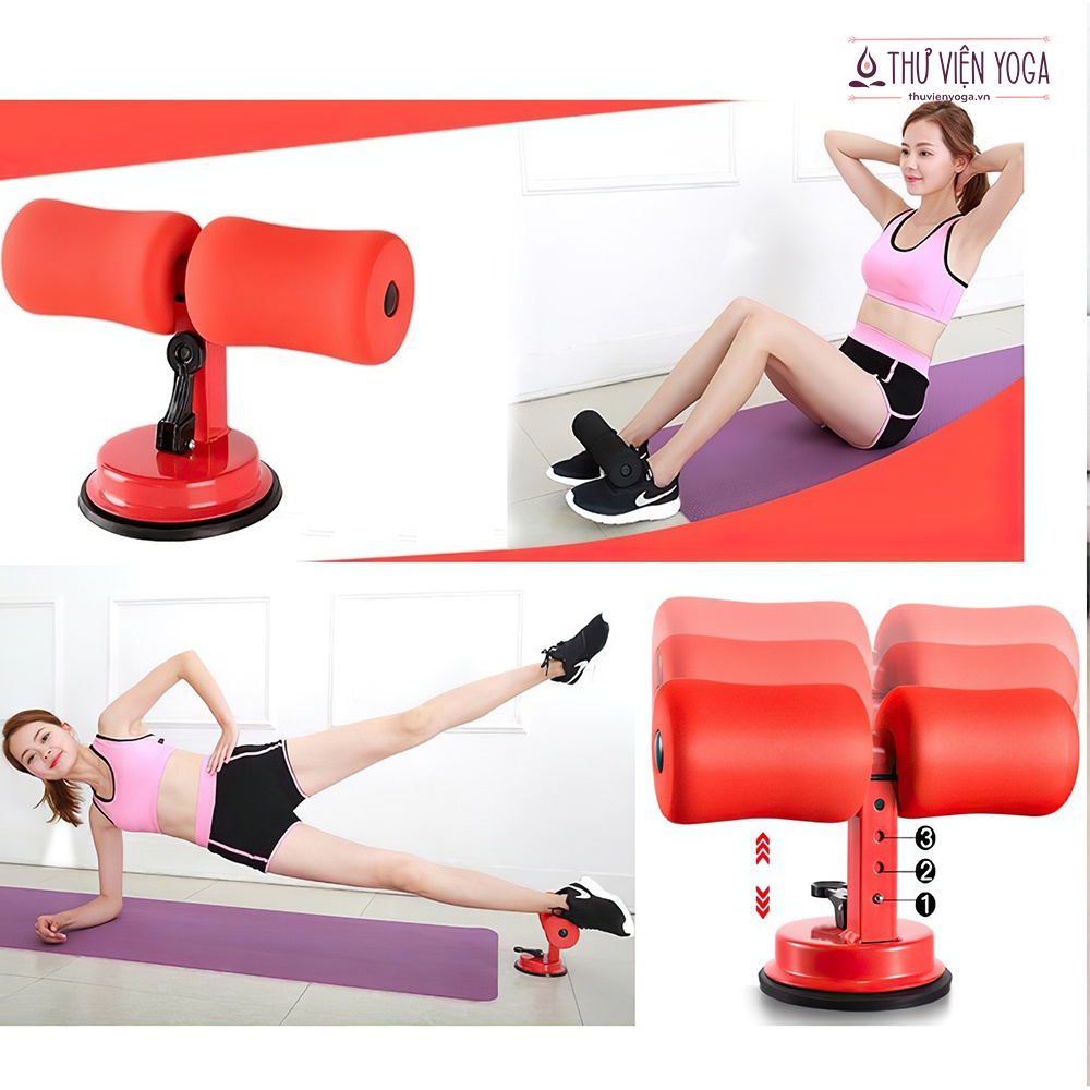 [Mã BMBAU50 giảm 7% đơn 99K] Dụng cụ tập bụng chữ T đa năng - Thư viện Yoga - Đế cao su tĩnh điện hút chân không