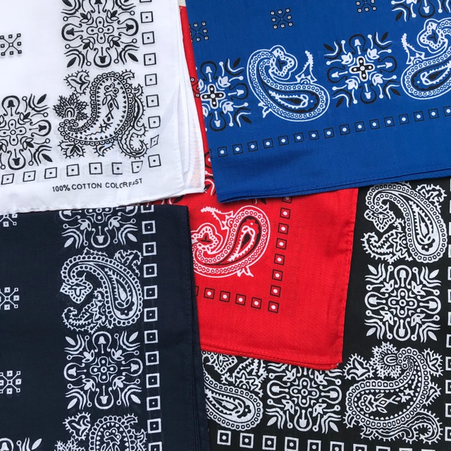 Review 10 mẫu khăn bandana giá rẻ phổ biến nhất thị trường