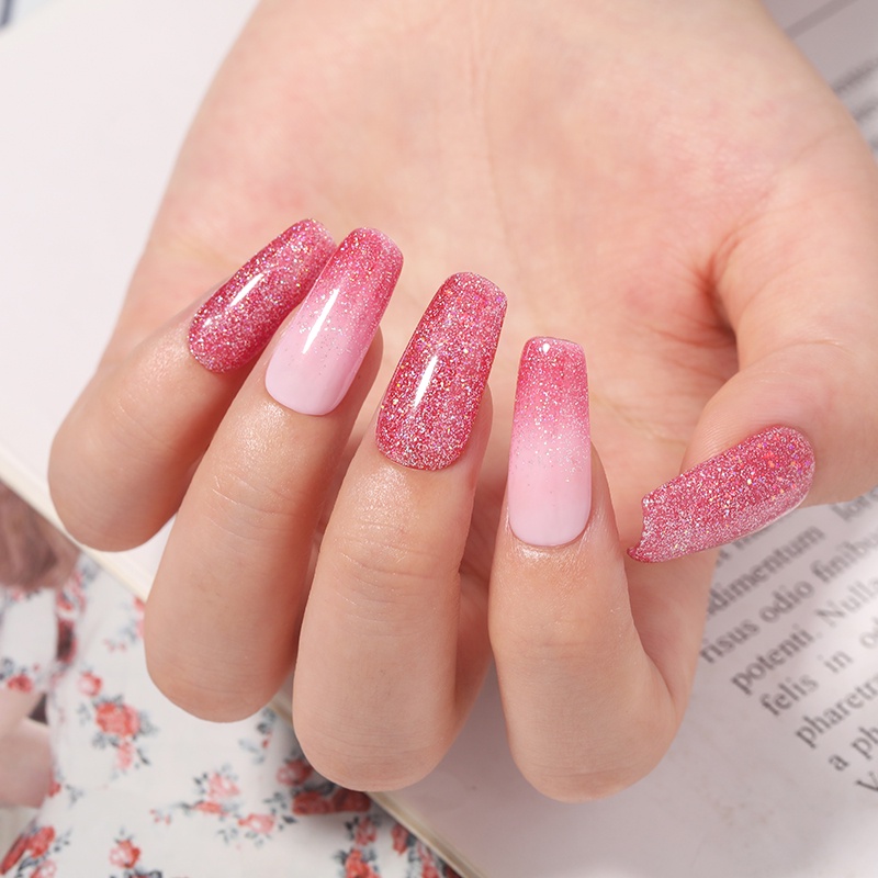 Set 6 lọ sơn móng tay UR SUGAR màu hồng 7.5ml