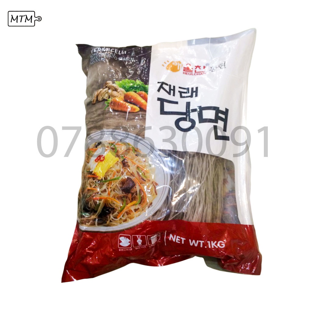 Miến Khô Hàn Quốc 1kg Heulchan - 재래 당면