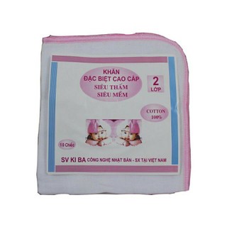 Khăn sữa Kiba 2-3-4 lớp