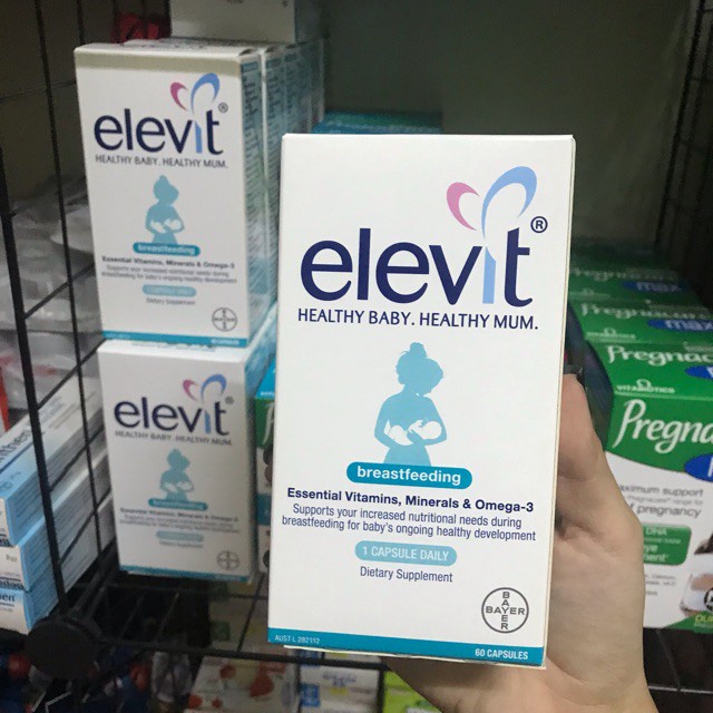 Elevit Breastfeeding – Elevit sau khi sinh & cho con bú hộp 60 viên