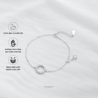 Lắc Tay Bạc Blue Peach Blue Sea Circle WG LT211