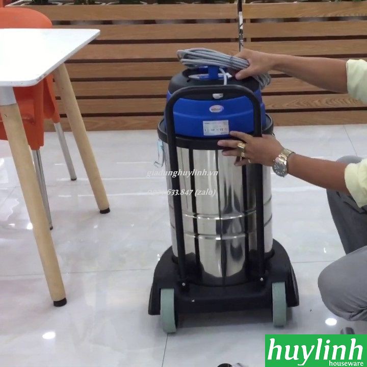 Freeship Máy hút bụi công nghiệp HiClean HC40CE - 40 lít