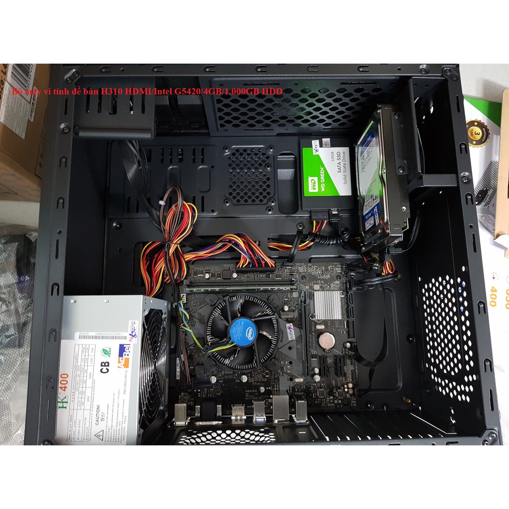 Bộ máy vi tính để bàn H310 HDMI/Intel G5420/4GB/1.000GB HDD hàng chính hãng bảo hành 36 tháng