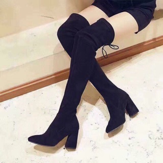 Boot đùi da lộn