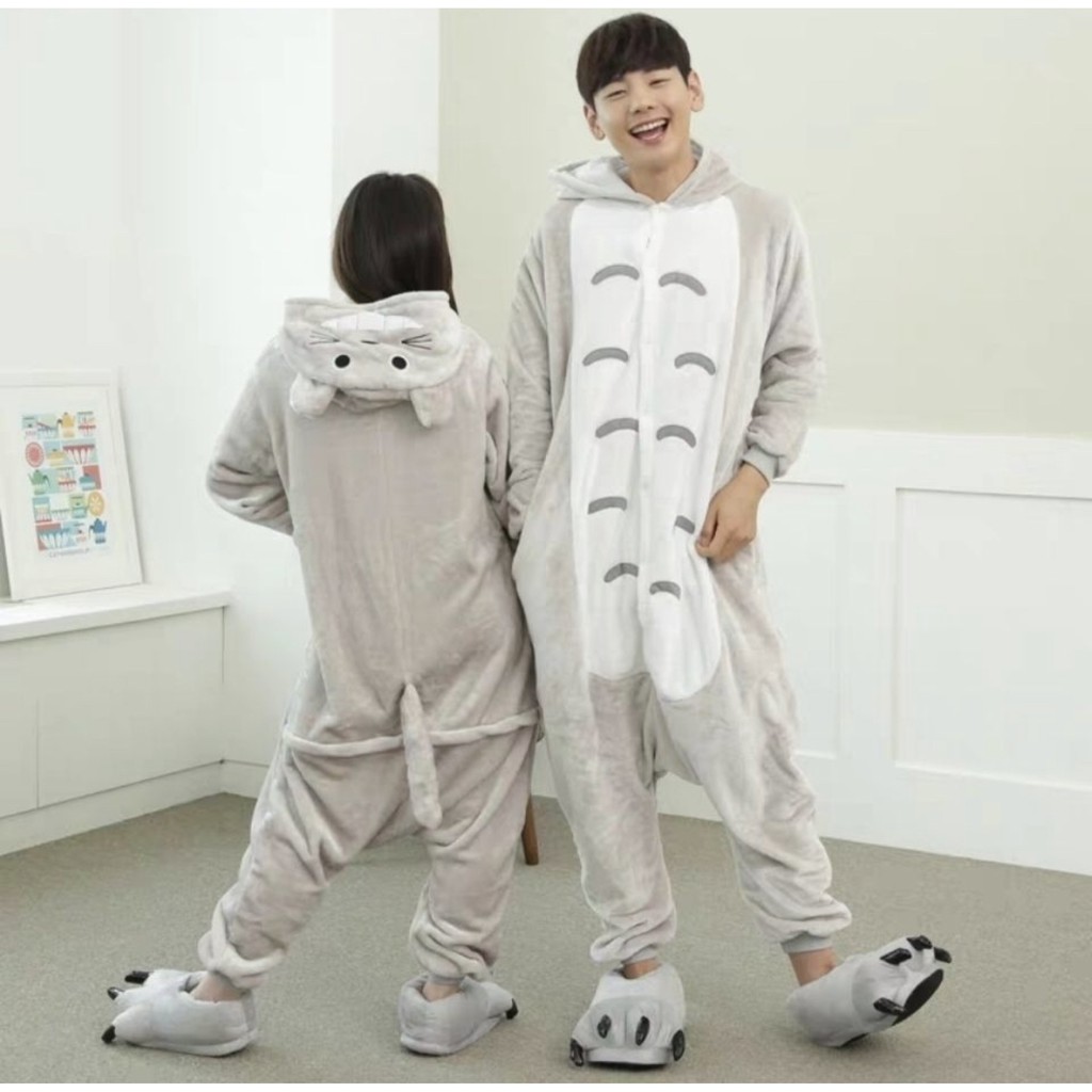 Bộ Đồ Thú Totoro – Bộ Đồ Ngủ Hình Thú Totoro Dễ Thương (Người Lớn)