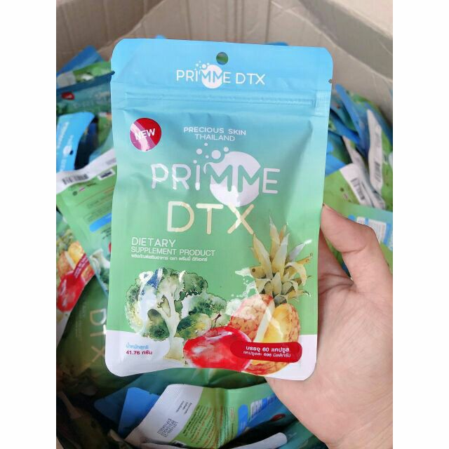 (Mẫu mới) Detox Prime Tiêu Mỡ Thải Độc - Thái Lan Chuẩn