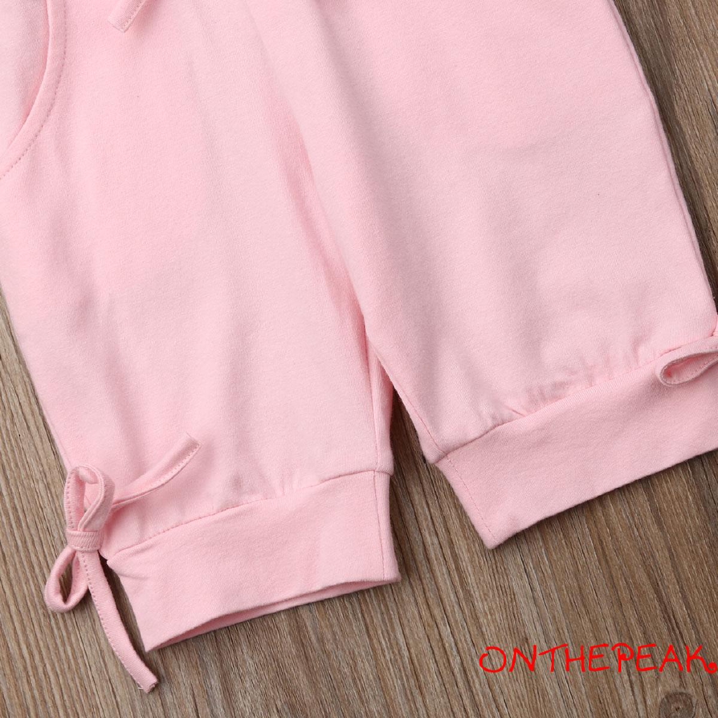 Jumpsuit có nơ thời trang xinh xắn cho bé gái