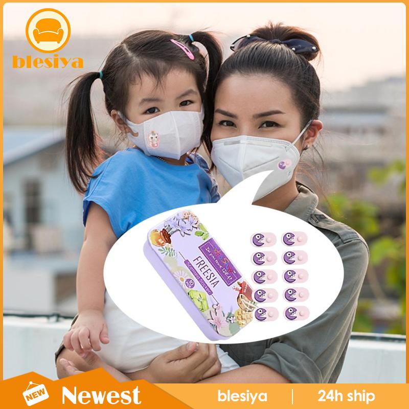 Bộ 10 Miếng Dán Có Mùi Thơm Cho Khẩu Trang