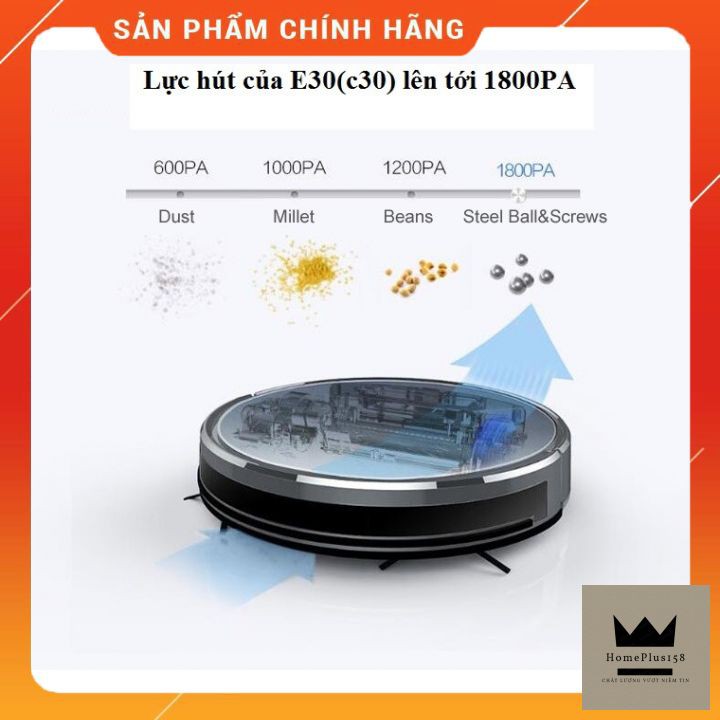 ⚡Hàng chính hãng⚡ Robot lau nhà hút bụi Liectroux C30B _hàng mới 100%_ App sử dụng tiếng việt, hiện đại, sang trọng