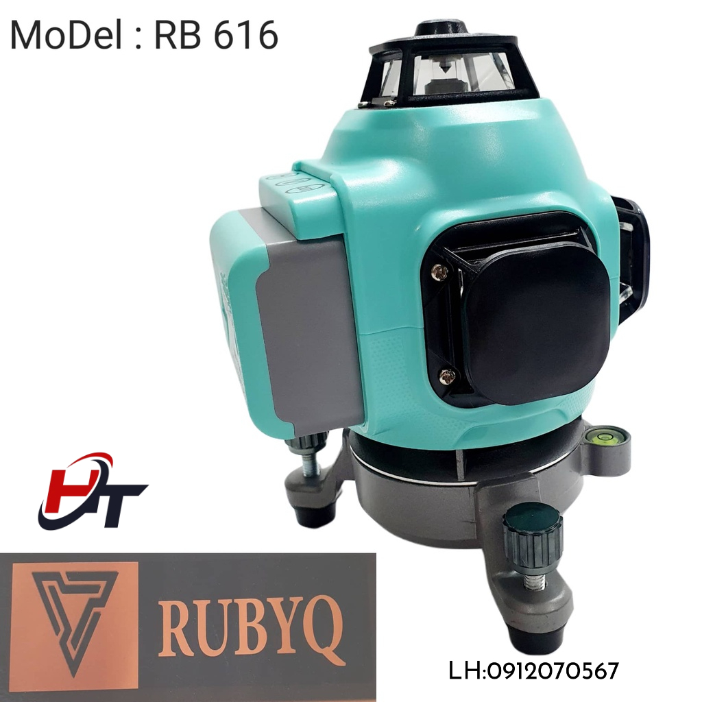 Máy Cân Bằng Laser RUBYQ RB616 Máy Bắn Cột Cân Mực Tia Laster 16 Tia Siêu Sáng Chính Hãng Bảo Hành Một Năm