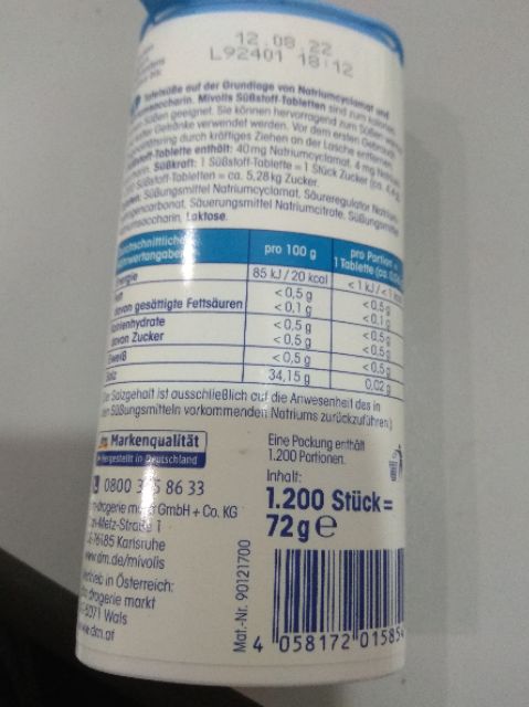 [Hàng Đức] Đường ăn kiêng Mivolis hộp 1200v | BigBuy360 - bigbuy360.vn