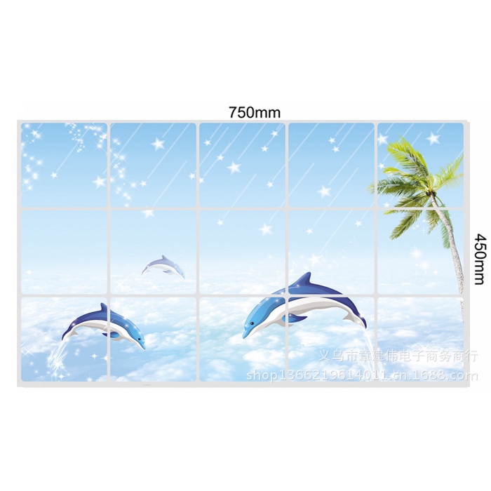 Giấy dán bếp cách nhiệt hàng cao cấp mẫu mới tráng nhôm