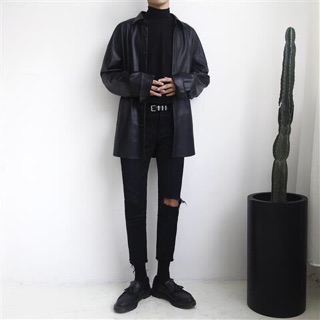 [ FREE SHIP ĐƠN 99K ]_Áo khoác da mỏng phối cúc