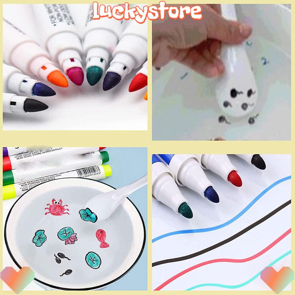 Bộ Bút Vẽ Màu Nước 4/8/12 Màu Dành Cho Trẻ Em