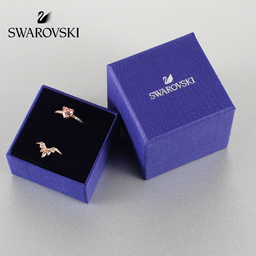 FREE SHIP Nhẫn Nữ Swarovski ONE Tình yêu ngọt ngào Lãng mạn dịu dàng Nhẫn đôi xếp chồng lên nhau Ring Crystal FASHION cá tính Trang sức trang sức đeo THỜI TRANG