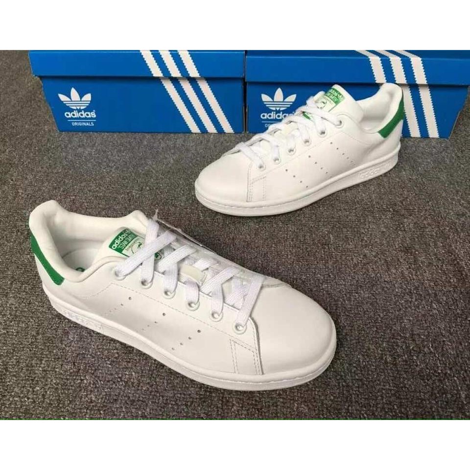 [HÀNG VNXK] Giày Thể Thao Stan Smith Gót Xanh Lá