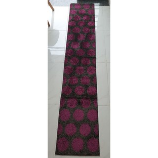THẢM BẾP DÀI CHỐNG TRƯỢT CAO CẤP KÍCH THƯỚC 240CMX45CM CONDOR- NÂU HỌA TIẾT TRÒN TÍM SANG TRỌNG