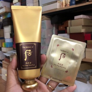 Mặt Nạ Nóng Lộc Nhung Nok Yong Pack Whoo DATE 23(1 gói) date 2023