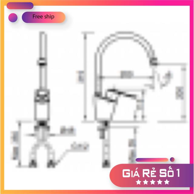 Vòi rửa chén bát nóng lạnh Inax SFV-2011S chính hãng