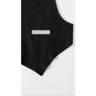 (siêu sale) Áo ba lỗ croptop chất thun gân cao cấp
