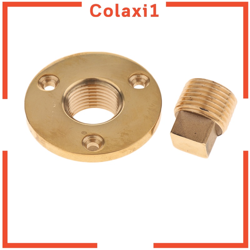 1 Nút Chặn Lỗ Thoát Nước Bằng Đồng Đường Kính 1 Inch 1 / 2 "Cho Tàu Thuyền | BigBuy360 - bigbuy360.vn