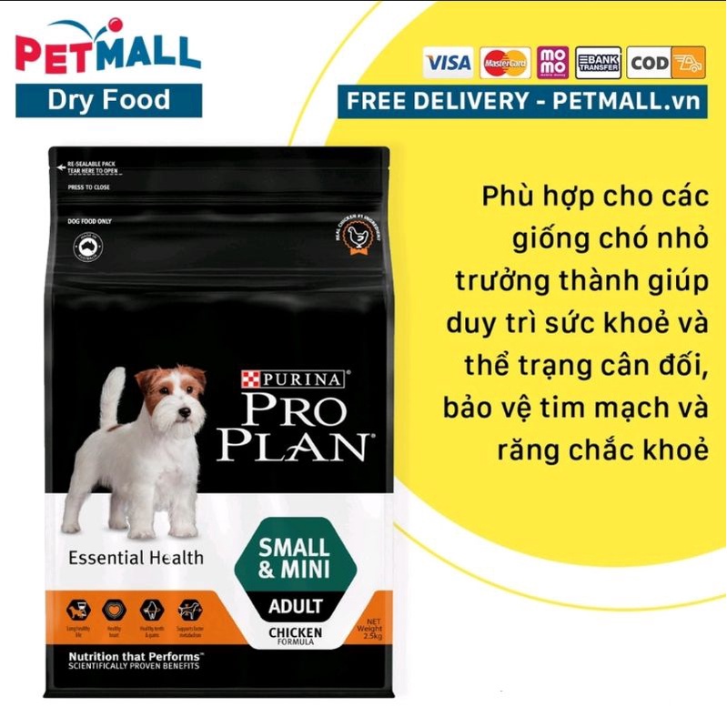 Hạt Cao Cấp Purina Pro Plan - Dành Cho Cún - Bổ Sung Dinh Dưỡng