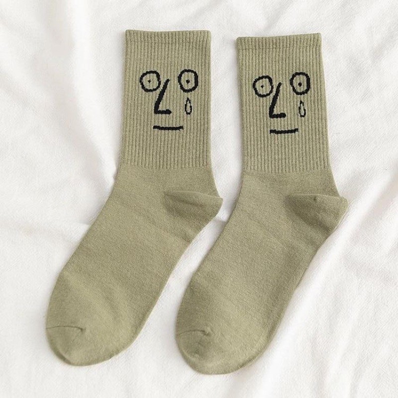 Vớ FACE SOCKS dễ thương, đầy đủ màu sắc