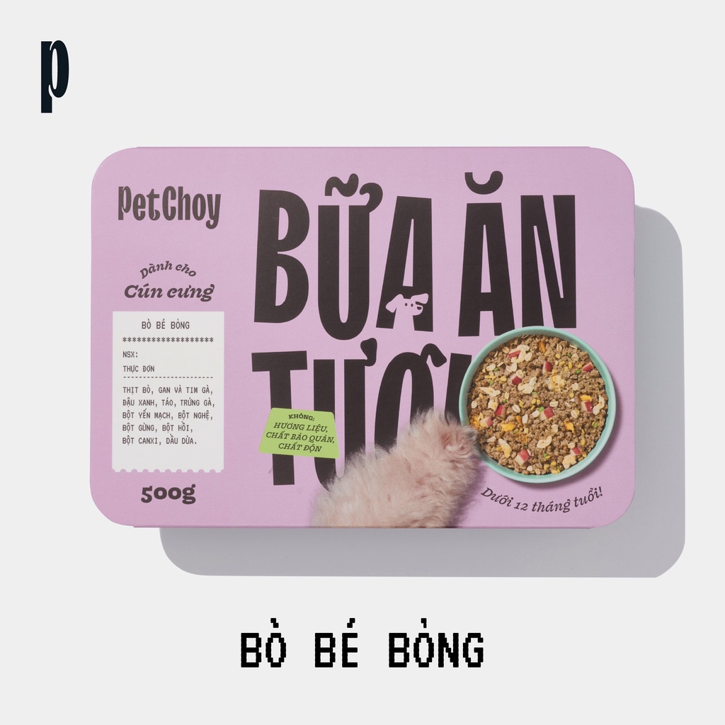 Pate tươi petchoy cho thú cưng