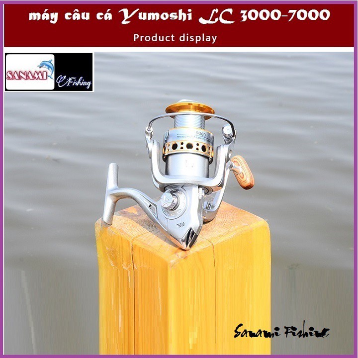 Máy Câu Cá Cối Kim Loại Yumoshi Cao Cấp[Full Kim Loại] - Sanami Fishing hàng cao cấp của Yumoshi, bền bỉ