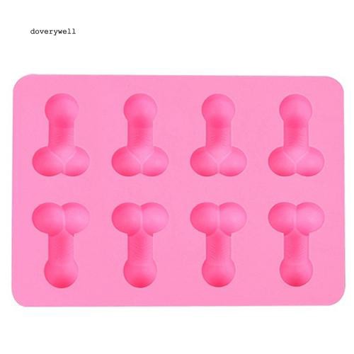 Khuôn Silicone làm bánh / sô cô la trang trí tạo hình dương vật độc đáo