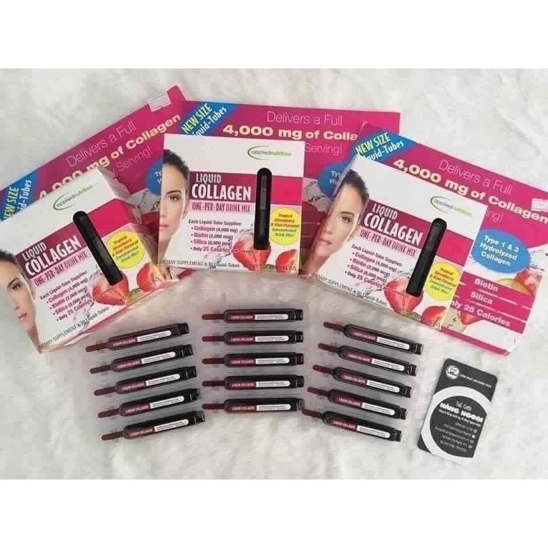Nước Uống Đẹp Da LIQUID COLLAGEN 30 Ống của Mỹ | BigBuy360 - bigbuy360.vn