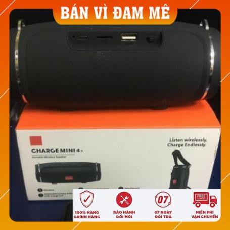 [FREESHIP CHÍNH HÃNG] Loa Bluetooth JBL Charge 4+ Mini bass tốt khoẻ - có dây đeo