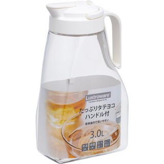 Bình nóng lạnh 3 lít Lustroware Nhật Bản nắp nhấn có khóa chặt, an toàn K-1283NW