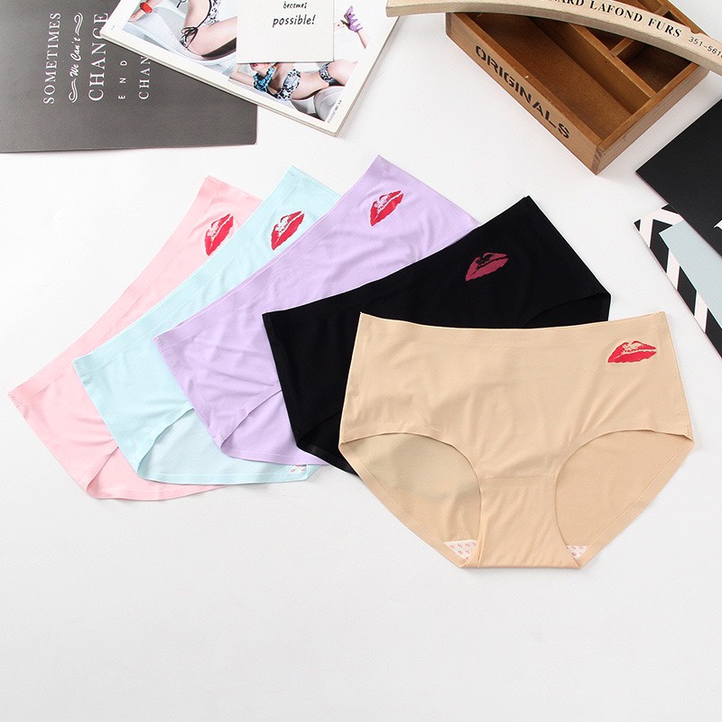 Quần Lót Nữ Đúc Su, Quần Lót Su Thun Lạnh Cao Cấp Hình Môi Không Đường May ZANA BRA L11