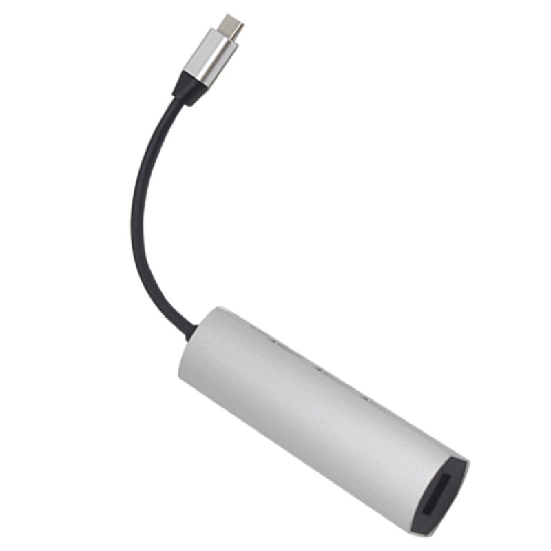 Bộ Chia 4 Cổng Usb 3.1 Type C 5 Trong 1 Cho Macbook Pro Laptop Pc